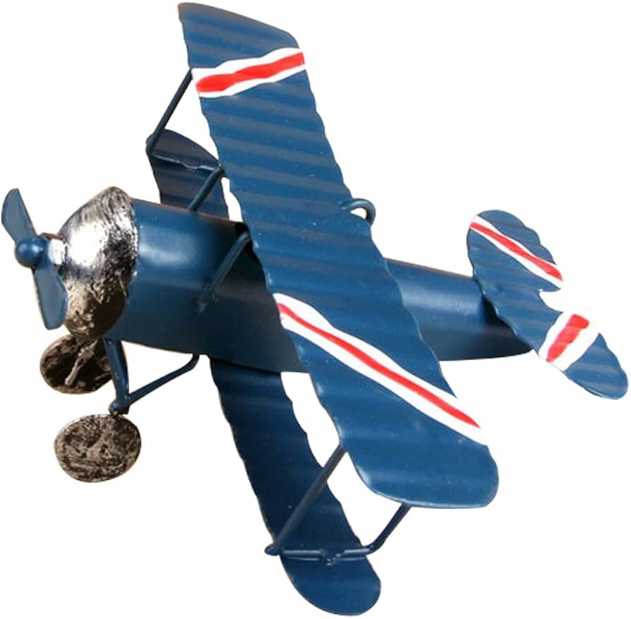 Amazon.co.jp: (イスイ)YISHUI ドイツ双翼飛行機 レトロ飛行機 モデル