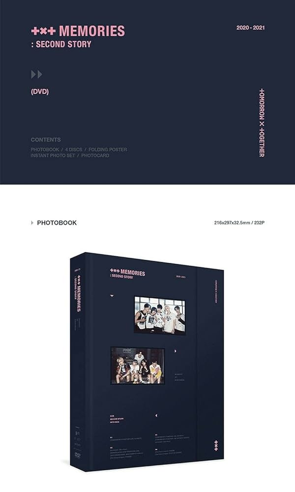 Amazon.com: TXT MEMORIES : SECOND STORY_DVD_( Incl. 4 DISC+Photo