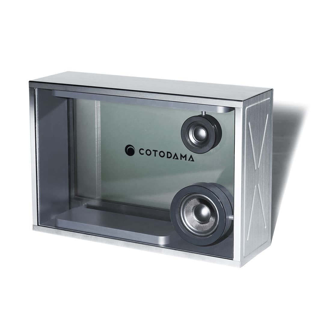Amazon.co.jp: COTODAMA Lyric Speaker Box Silver コトダマ リリック