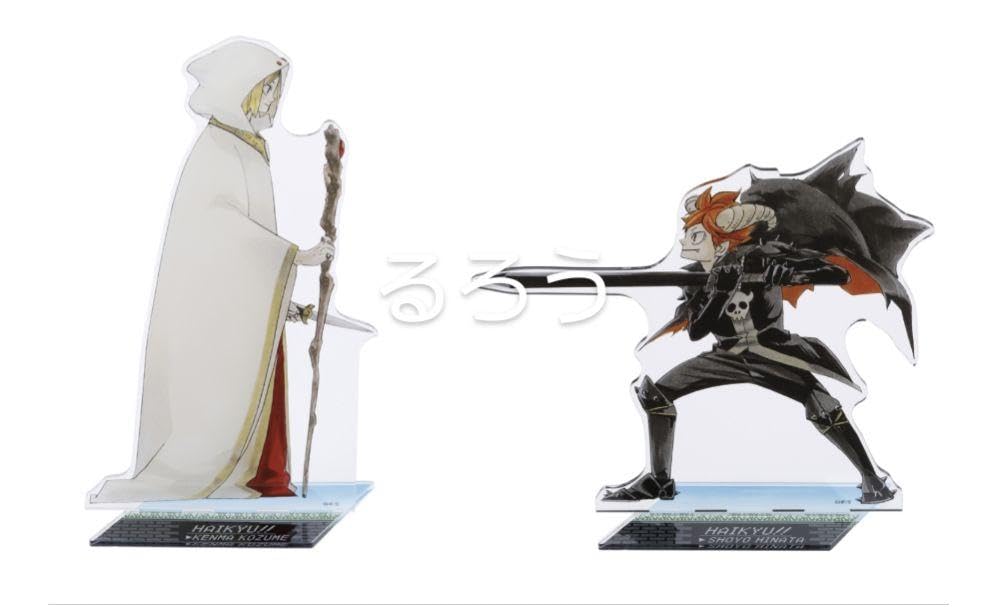 Amazon.co.jp: ハイキュー!! アクリルMEGAフィギュア 孤爪研磨 VS 日向