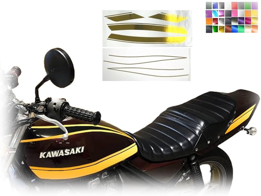 Amazon | A.P.O(ｴｰﾋﾟｰｵｰ) ゼファー400 ステッカー (フルセット) 2本