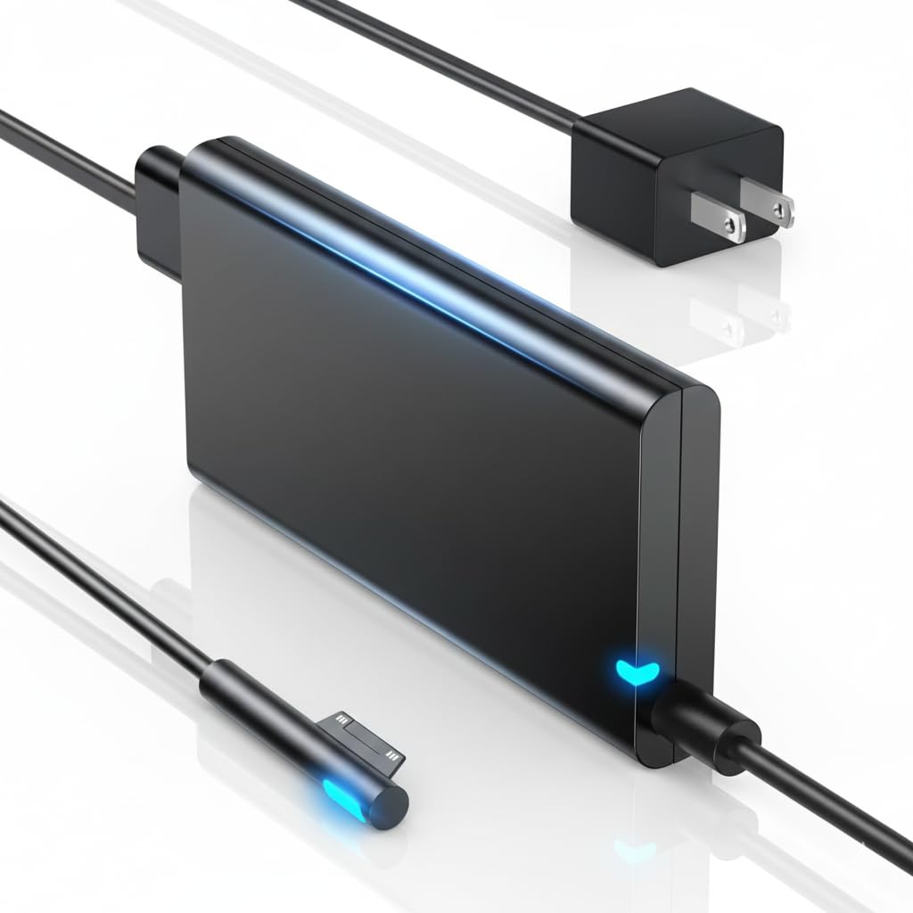Amazon.com: Surface Pro Charger for Microsoft Surface Pro 9, 8, 7+