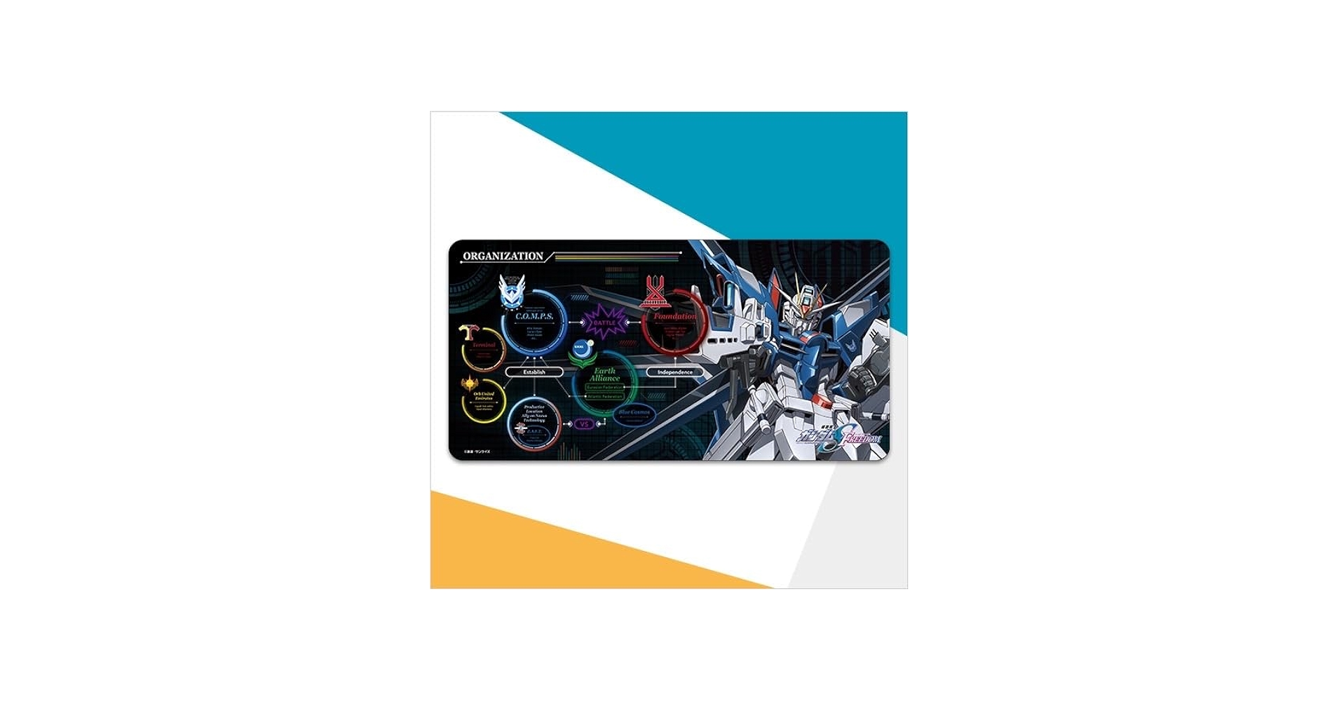 Amazon.co.jp: 機動戦士ガンダムSEED FREEDOM デスクマット : 文房具