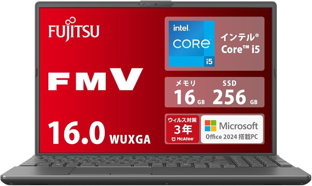 Amazon.co.jp: 富士通 ノートパソコン 日本製 FMV LIFEBOOK WA3/J3 (MS