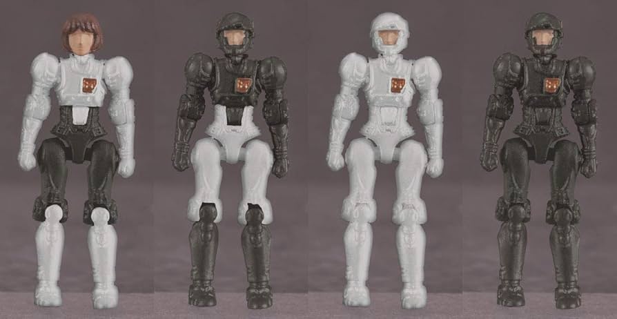 Amazon.co.jp: ダイアクロン DA-41 女性隊員セット : おもちゃ