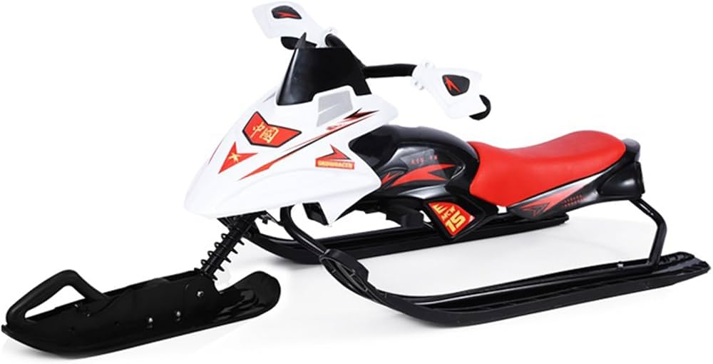Amazon.co.jp: [JIMSHUINIO] スノーモービル型 子供用 雪そり スノー