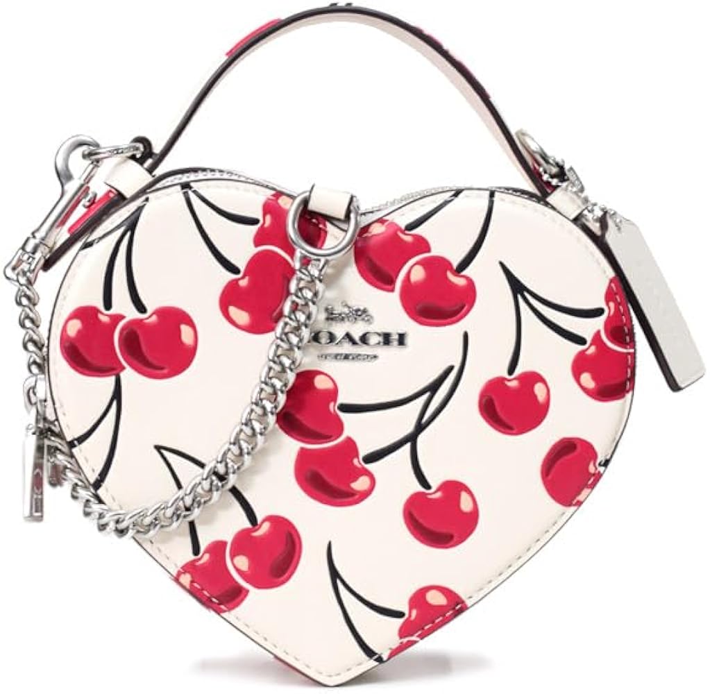 Amazon | [コーチ] バッグ レザー さくらんぼ ハート チェリー ダブル