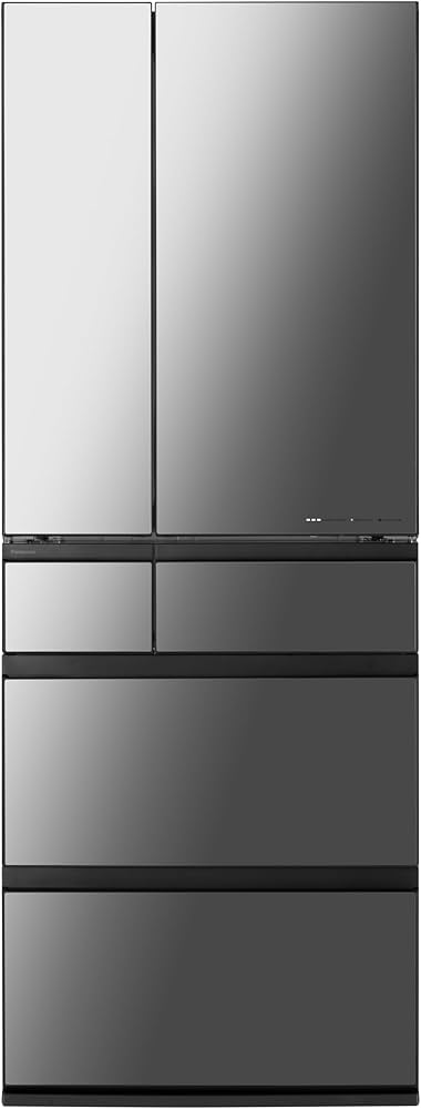 Amazon | パナソニック 冷蔵庫 幅68.5cm 551L NR-F55WX2-X オニキス