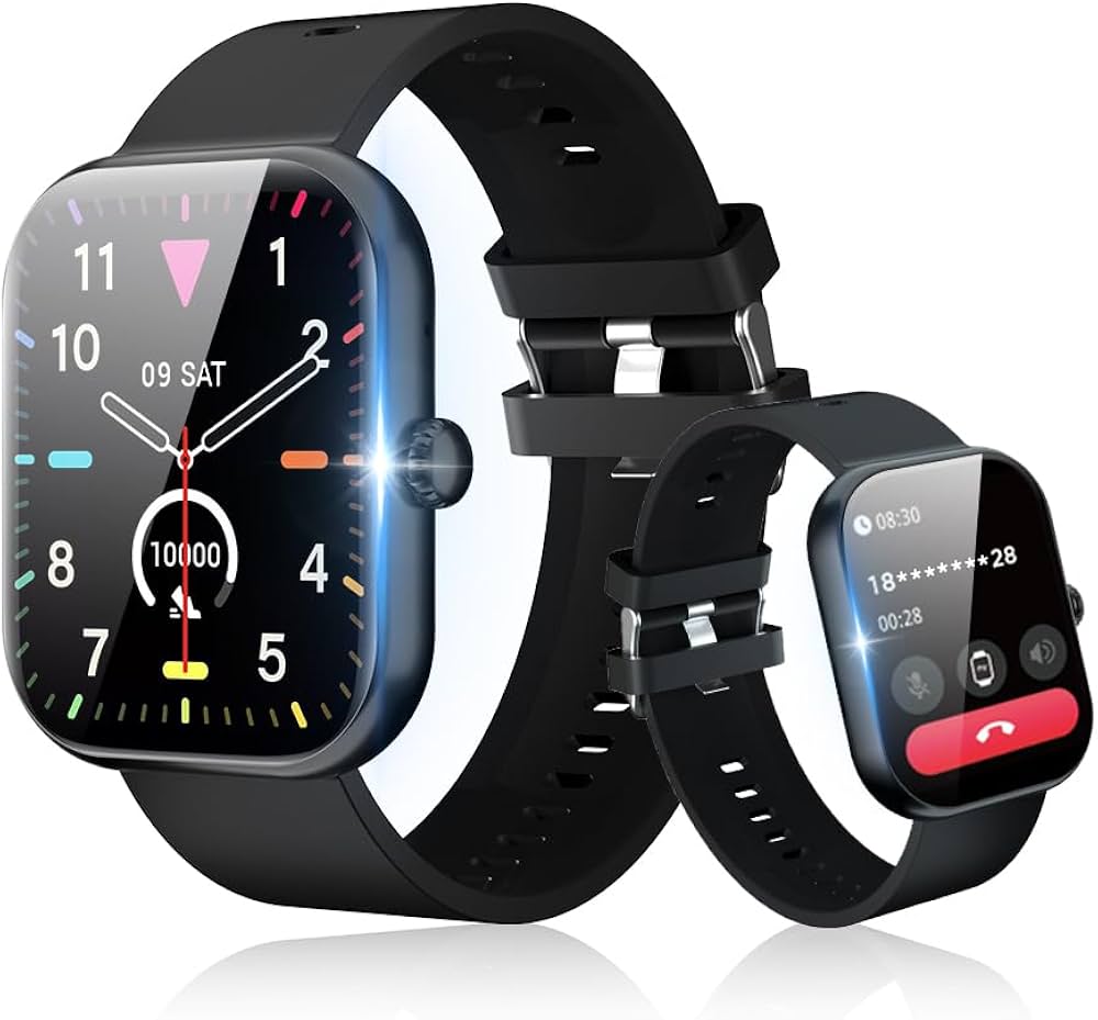 Amazon | 明誠 スマートウォッチ Bluetooth5.3通話機能付き 2.1インチ