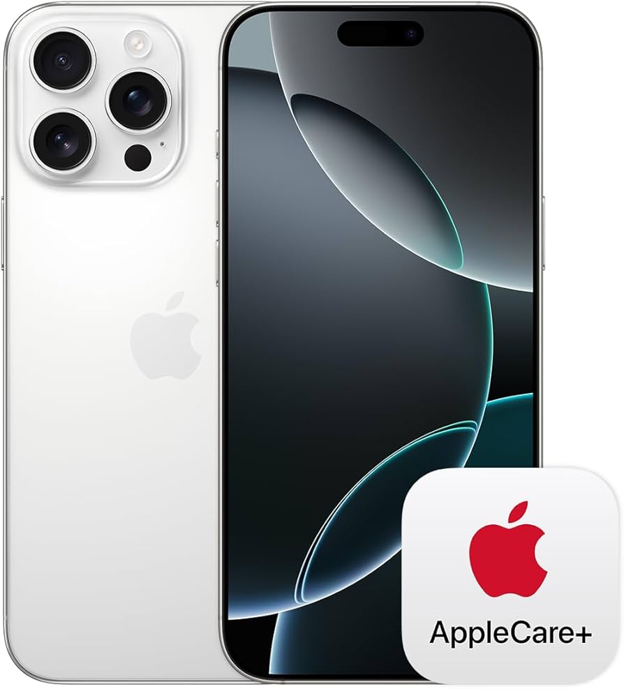 Amazon | Apple iPhone 16 Pro Max (256 GB) - ホワイトチタニウム + 2
