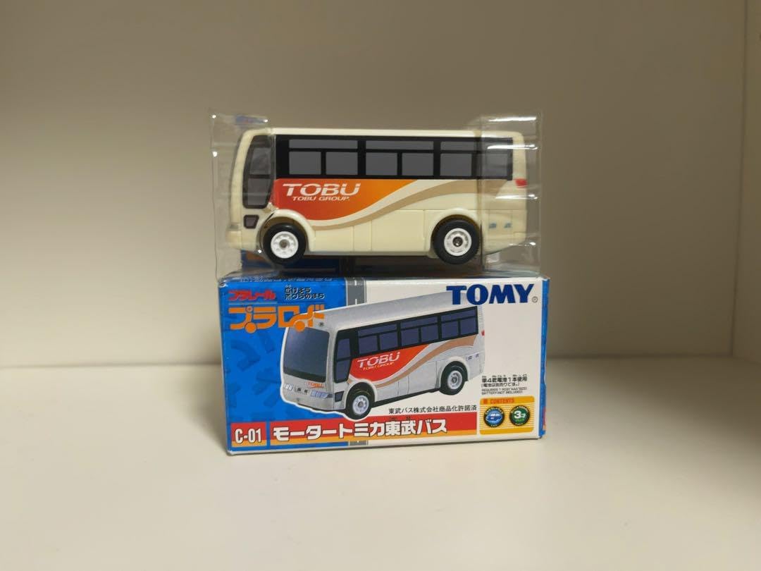 トミカ プラロード道路セット モータートミカのバス付 トミカ