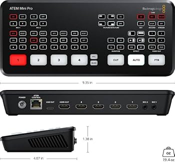 Placa Blackmagic Atem Mini Pro Hdmi Live Stream Switcher | Amazon