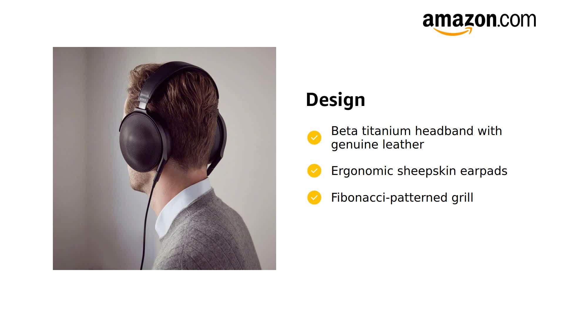 Amazon.com: Sony MDRZ1R Signature, Hi-Res Headphone, Black