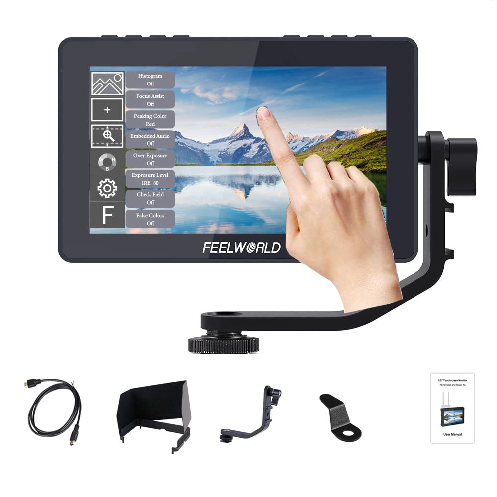 Amazon | FEELWORLD F5 Pro V4 ビデオ モニター 6インチ超薄型
