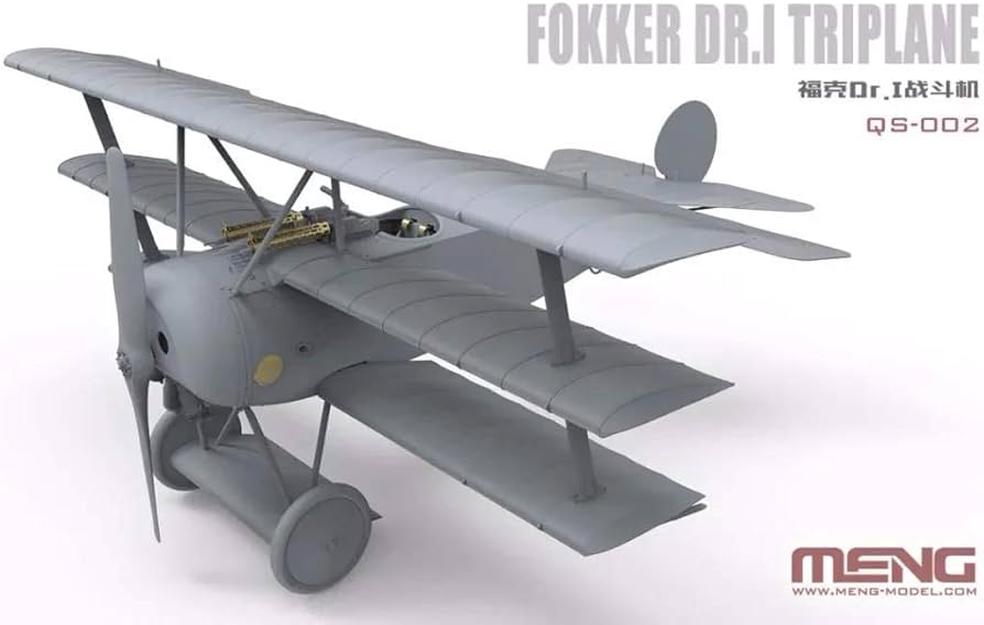 Amazon | モンモデル 1/32 WWI ドイツ軍 三葉戦闘機 フォッカー Dr.1