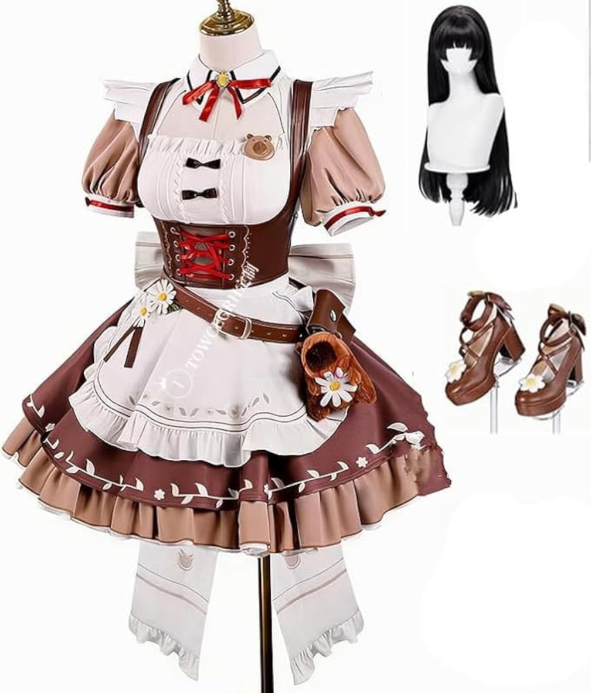 Amazon.co.jp: [FQRWOKAQO] 鳴潮 千咲 コスプレ衣装+ウィッグ [靴 追加