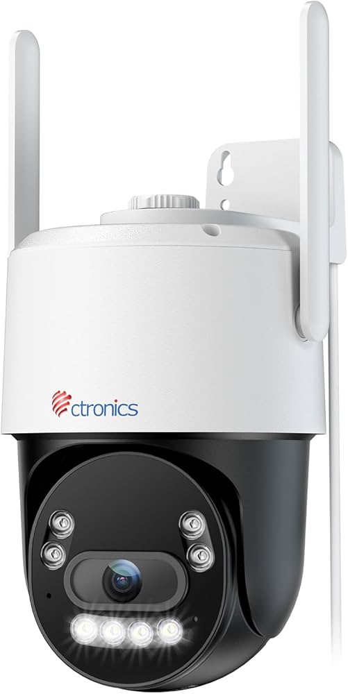 Amazon.co.jp: Ctronics 4K 防犯カメラ 屋外 金属製 AI人/車/ペット