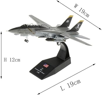 Amazon | Perfeclan F-14トムキャット戦闘機1/100スケールモデル