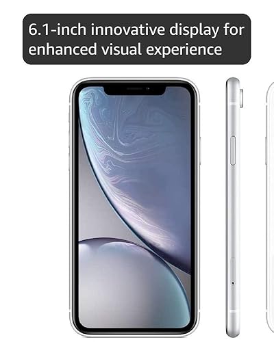 Amazon.com: Apple iPhone XR, 64GB, White - Fully Unlocked (Renewed