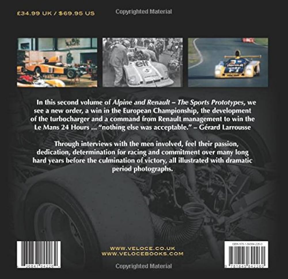 Amazon | Alpine & Renault: The Sports Prototypes 1973 to 1978