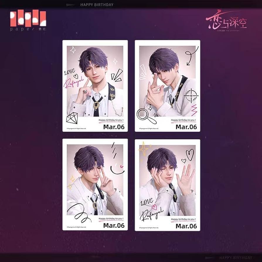 Amazon.co.jp: 恋と深空 ホムラ 誕生 バースデー チェキ風カードセット