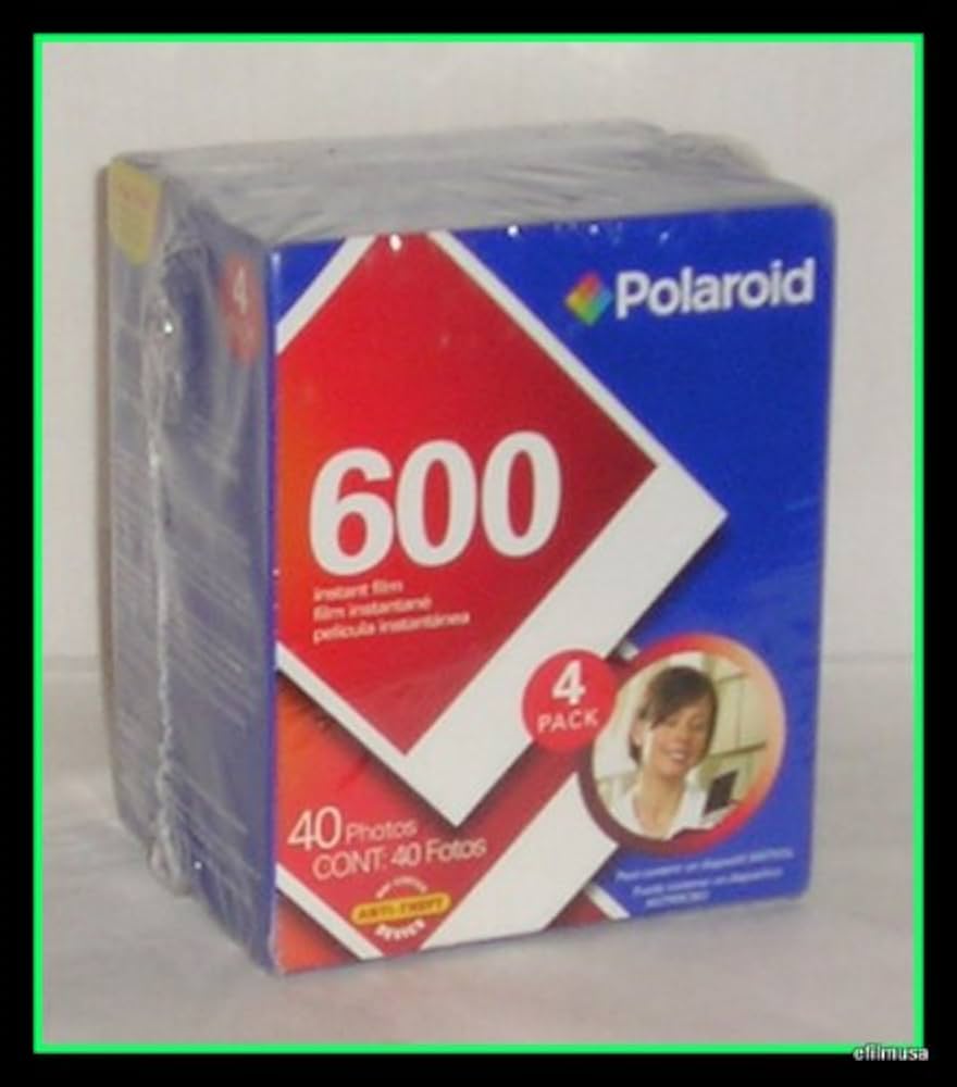 Amazon | Polaroid 600 インスタントフィルム 10枚 - 4枚パック