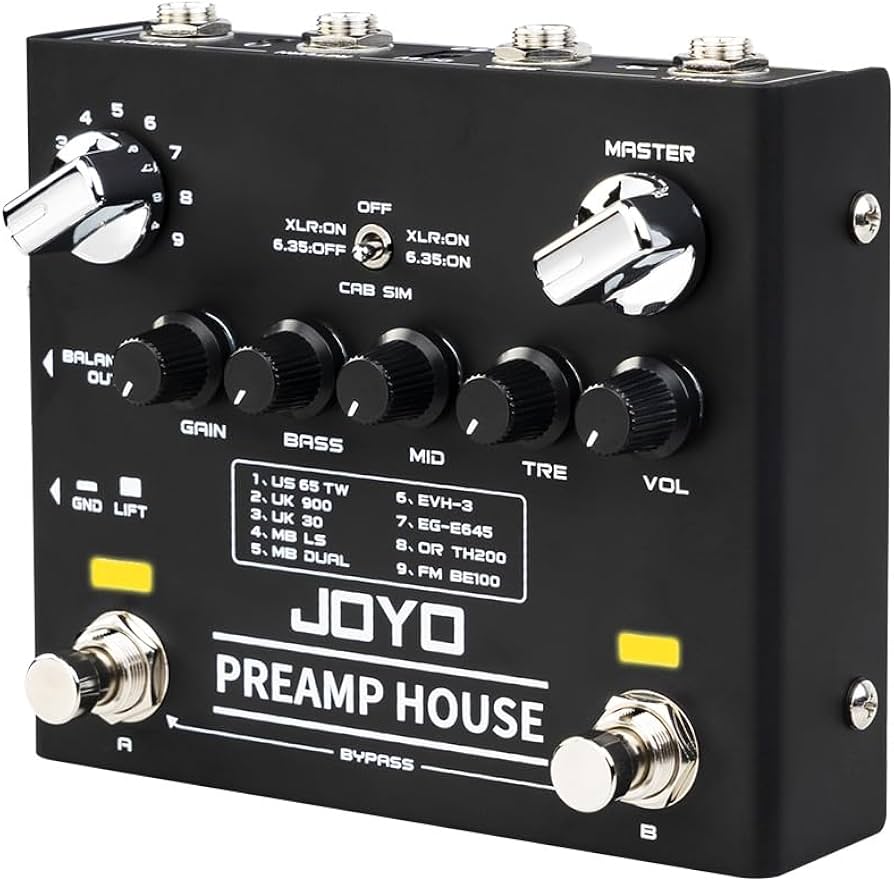 Amazon.com: JOYO Cabinet Simulator Pedal Dual Channel with Clean