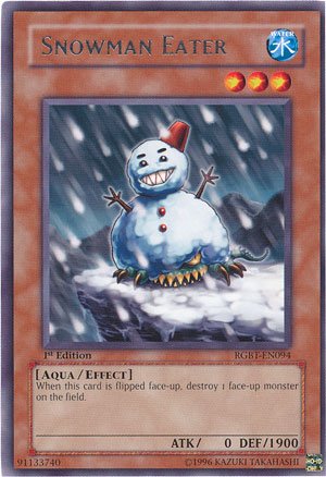 Amazon.co.jp: 遊戯王 英語版 RGBT-EN094 Snowman Eater スノーマン