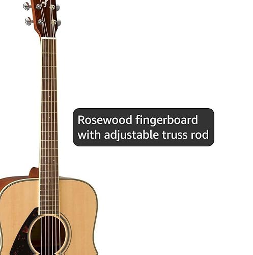 Amazon.com: Yamaha FG820 Left-Handed Solid Top Acoustic Guitar