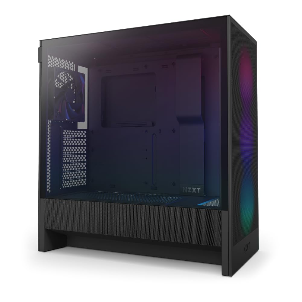 Amazon | NZXT H5 Flow RGB v2 Black 360mm RGBシングルフレームファン