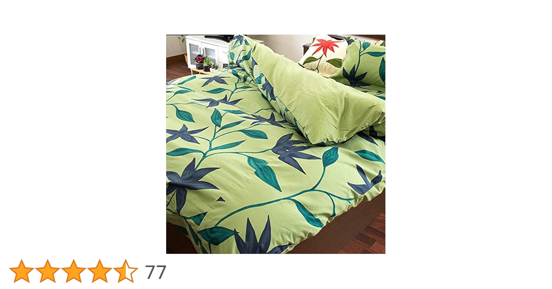 日本製 冬用【シビラ】羽毛布団 シングル 150×210 フローレス グリーン