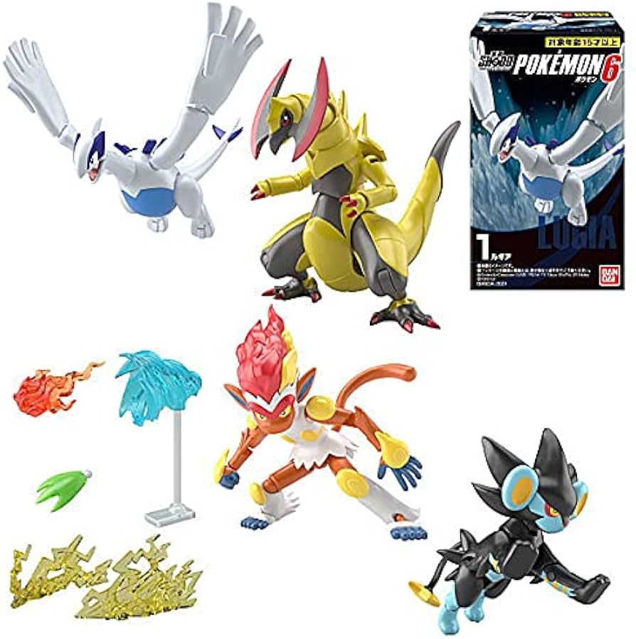 Amazon.co.jp: SHODO 掌動 ポケットモンスター ポケモン6 [全5種セット