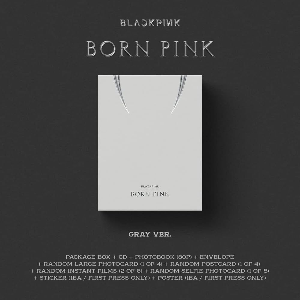 BLACKPINK - BORN PINK[Standard CD Boxset – Version C / GRAY