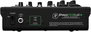 Amazon.co.jp: Mackie ProFX6v3+ 6チャンネルプロフェッショナル