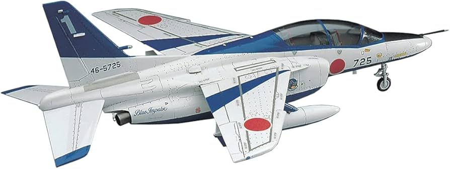 Amazon.com: HASEGAWA 00441 1/72 Kawasaki T-4 Blue Impulse : Arts