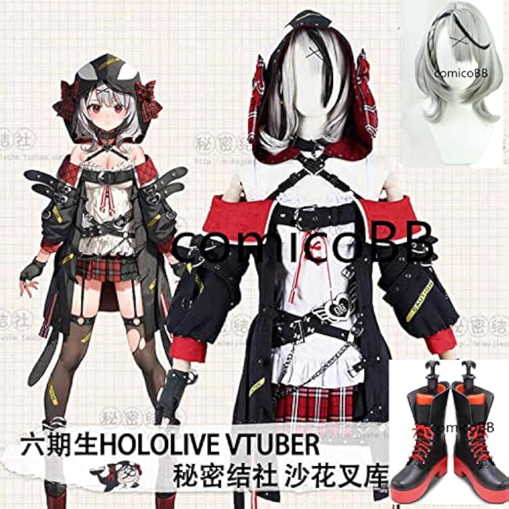 Amazon.co.jp: [BBTT] バーチャルYouTuber 沙花叉クロヱ コスプレ 衣装