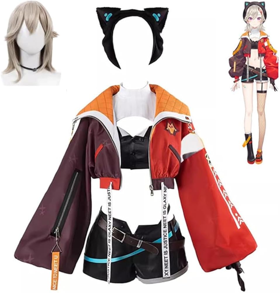 Amazon.co.jp: [Wehajao] vtuber小森めと コスプレ衣装+靴下+髪飾り+