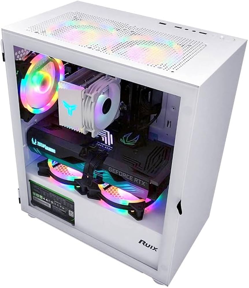 Amazon.co.jp: PASOUL 煌 ゲーミングPC デスクトップパソコン ホワイト