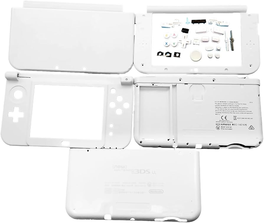 Amazon.co.jp: ホワイトカラー DIY New3DSXL 予備ハウジングケース