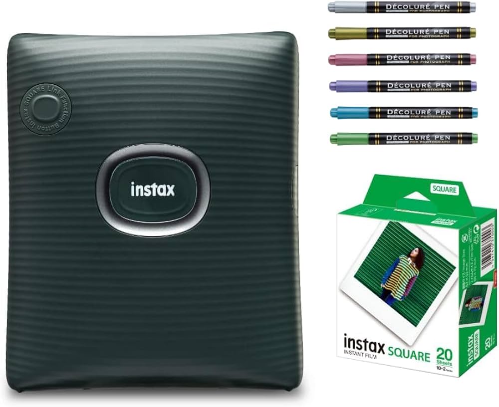 Amazon.co.jp: Fujifilm instax square link (20 films & pens