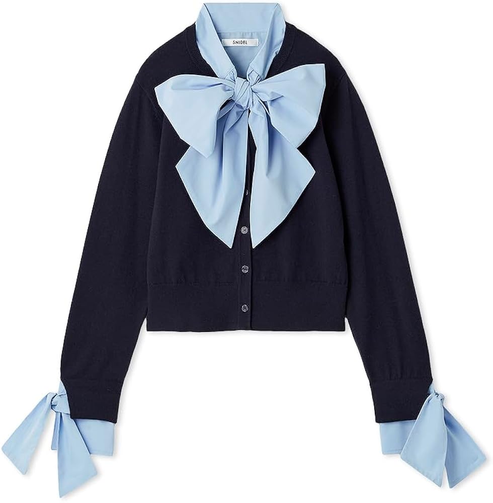 Amazon | [スナイデル] ボウタイドッキングニットプルオーバー