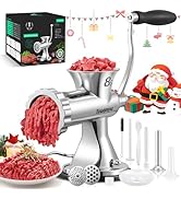 Amazon | Huanyu ミートチョッパー 手動式ミンサー 肉挽き 304