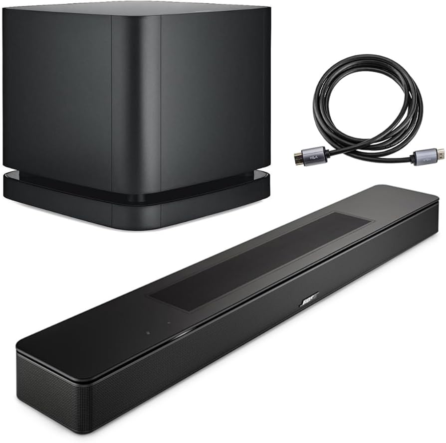 Amazon.com: Bose Smart Soundbar, Black, Bundle with Bass Module