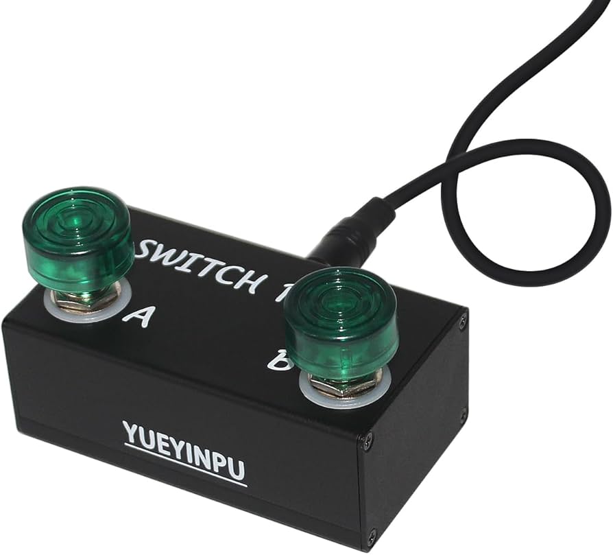 Amazon.com: Yueyinpu Dual Latching Switch Pedal for Guitar Amps