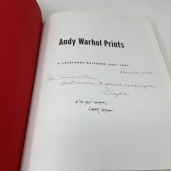 Andy Warhol Prints: A Catalogue Raisonne 1962-1987: Feldman