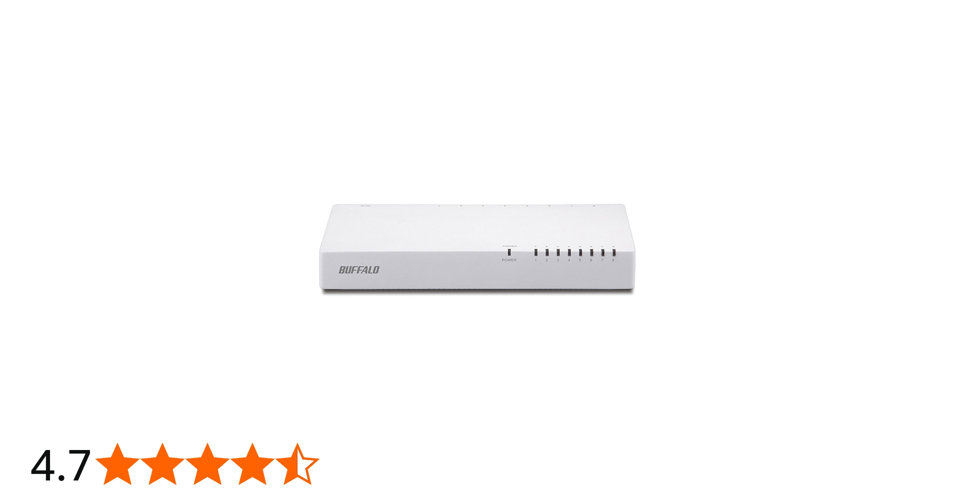 Amazon | バッファロー BUFFALO 10/100Mbps対応 プラスチック筺体 電源