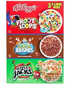 Amazon.co.jp: Kellogg's ケロッグ シリアル3種類入り ビッグサイズ