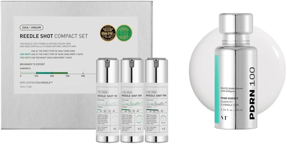 Amazon.com: VT COSMETICS PDRN 100 Essence & Reedle Shot Compact