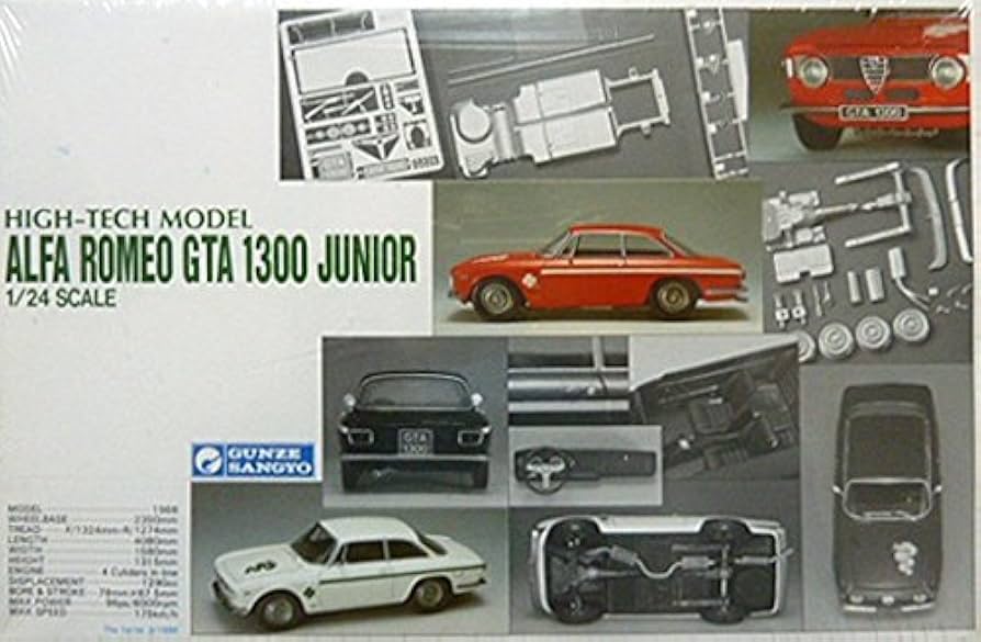 Amazon | グンゼ 1/24 アルファロメオ GTA 1300 ジュニア ハイテック