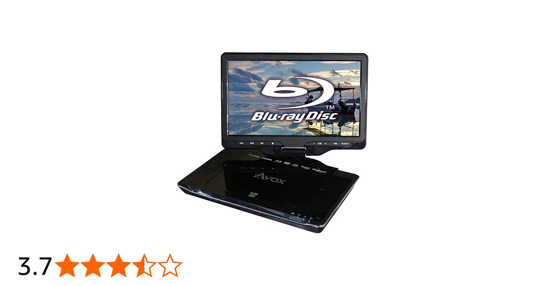 Amazon | AVOX 10インチポータブルBDプレーヤー APBD-1080HK
